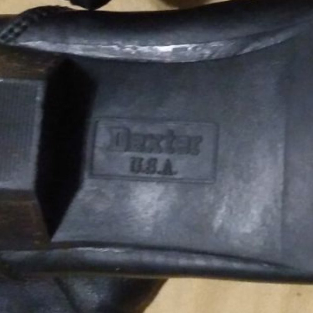 DEXTER vintage black boots, 7  1/2 - Picture 8 of 8